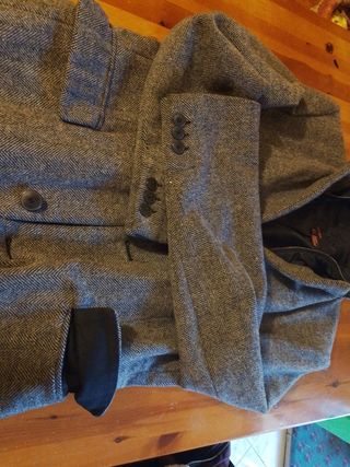 Giaccone uomo" Zara"grigio e nero.