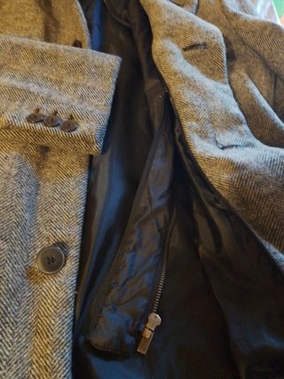 Giaccone uomo" Zara"grigio e nero.