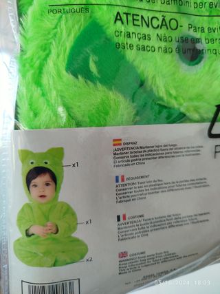 Disfraz de kiokid para bebe