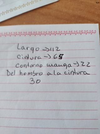 Vestido de comunión.