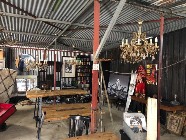 Lámpara de cristal antigua