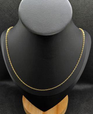 Cadena de Oro 18K, Bilbao fina, 2.07gr, 49.5cm.