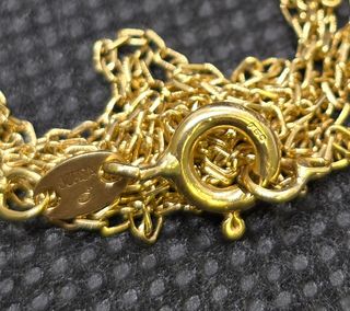 Cadena de Oro 18K, Bilbao fina, 2.07gr, 49.5cm.