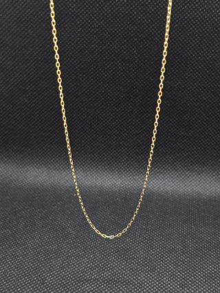 Cadena de Oro 18K, Bilbao fina, 2.07gr, 49.5cm.