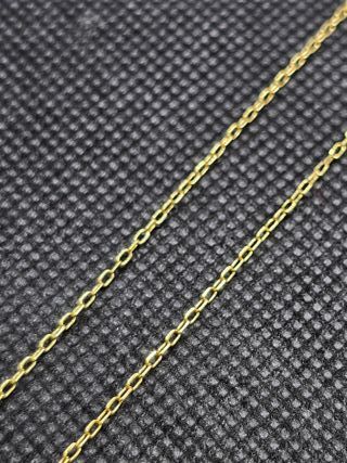 Cadena de Oro 18K, Bilbao fina, 2.07gr, 49.5cm.