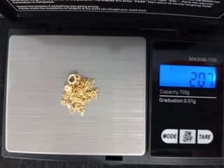 Cadena de Oro 18K, Bilbao fina, 2.07gr, 49.5cm.
