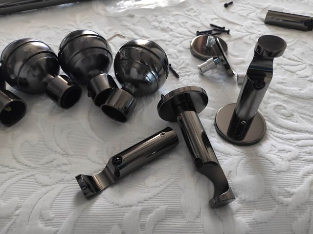 Conjunto 2 soportes + 2 terminaciones