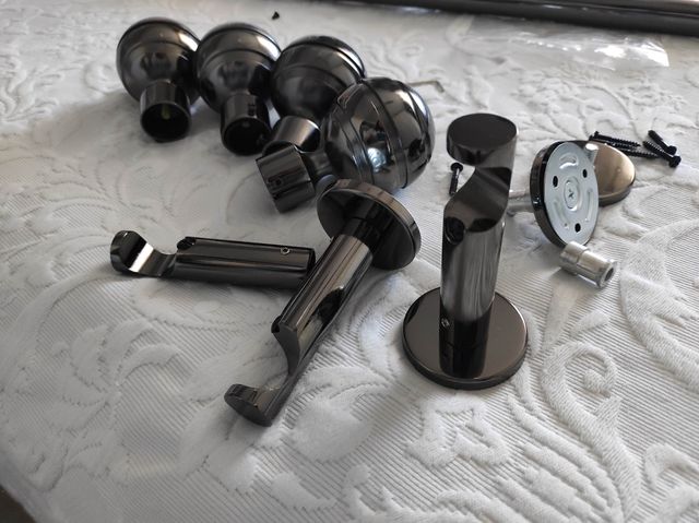 Conjunto 2 soportes + 2 terminaciones