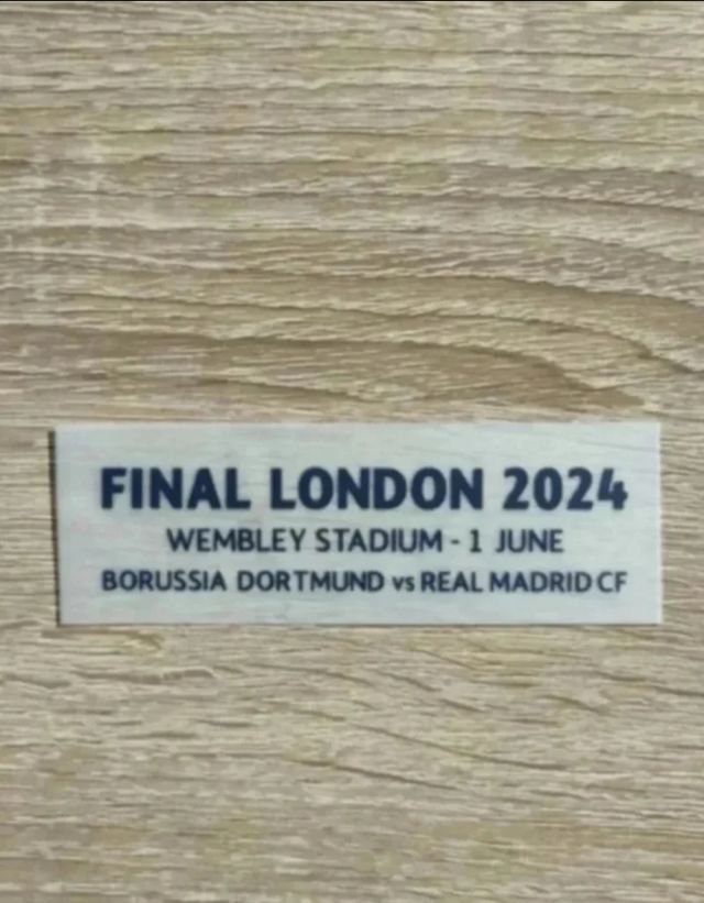 Parche Final Champions Londres 2024 Real Madr