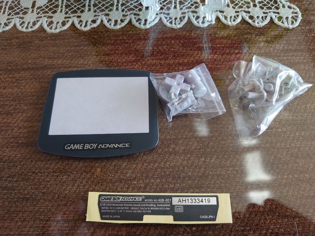 KIT CARCASA GAMEBOY ADVANCE GBA