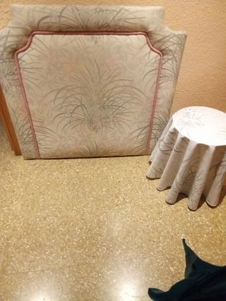 Cabecero vintage tapizado