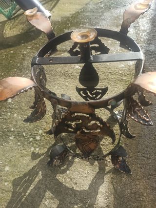 Mesa de forja hecha por herrero,unica