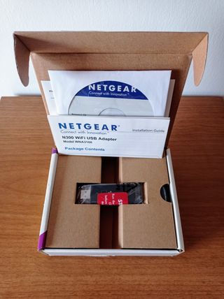 Adattatore Wireless Netgear N300 WiFi USB Nuovo