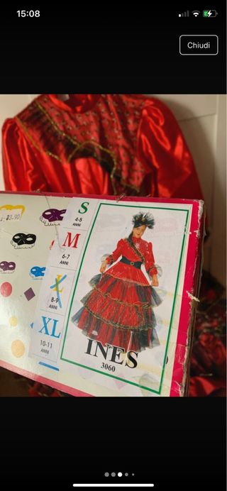 Coatume da carnevale per bambina