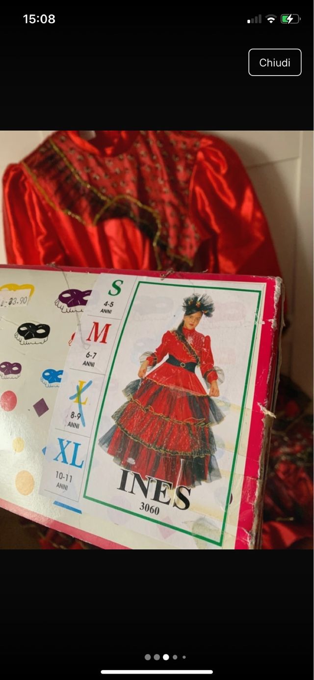 Coatume da carnevale per bambina