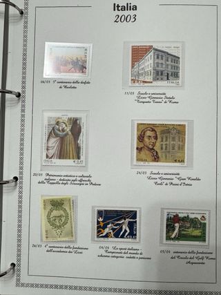 Francobolli 2000/2004