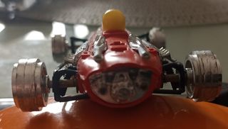 BRM SCALEXTRIC AÑOS 70 ROJO