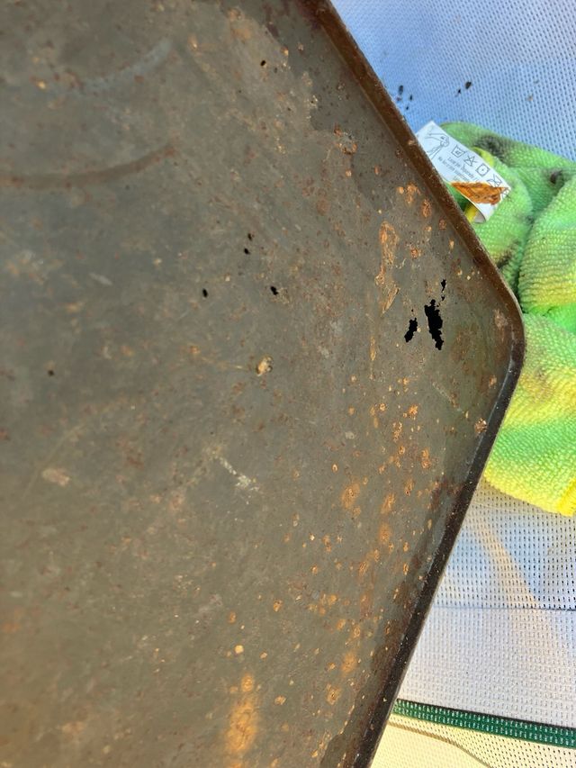 Lata de aceite antigua Mobiloil distri.barcelona