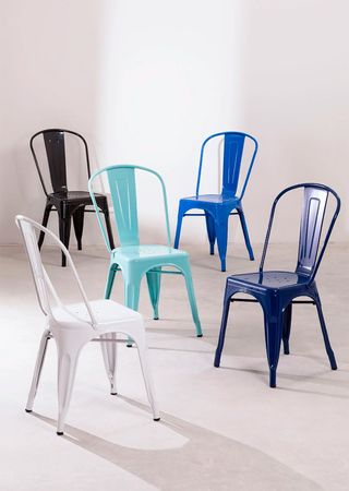 Pack x 4 Sillas BETA Apilables Azules NUEVAS