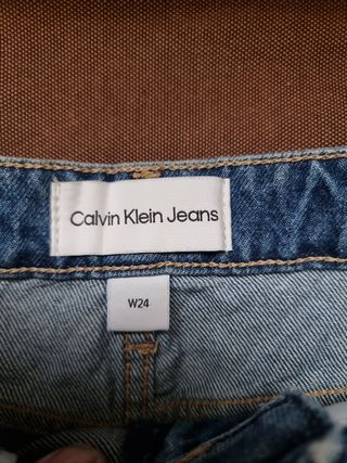 CALVIN KLEIN JEANS,MINIFALDA  VAQUERA 