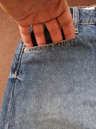 CALVIN KLEIN JEANS,MINIFALDA  VAQUERA 