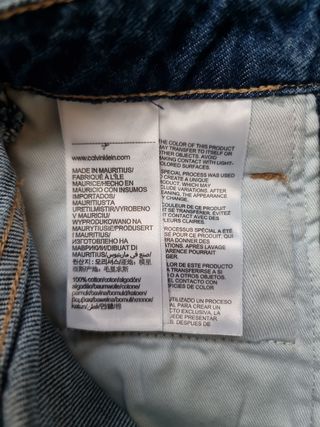 CALVIN KLEIN JEANS,MINIFALDA  VAQUERA 