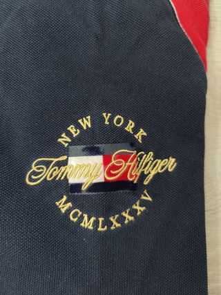 Polo Tommy Hilfiger rojo azul talla M