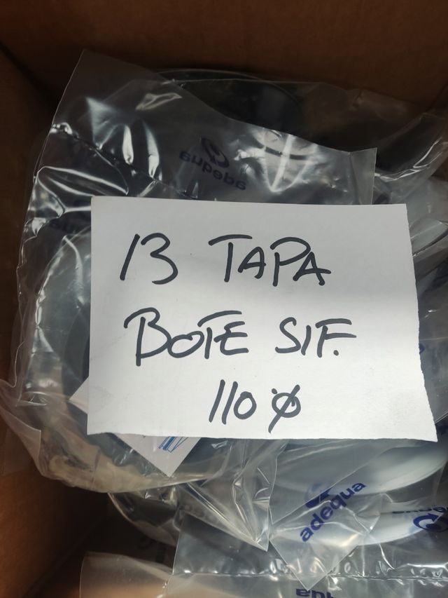 Lote 13 tapa bote sifónico Adequa