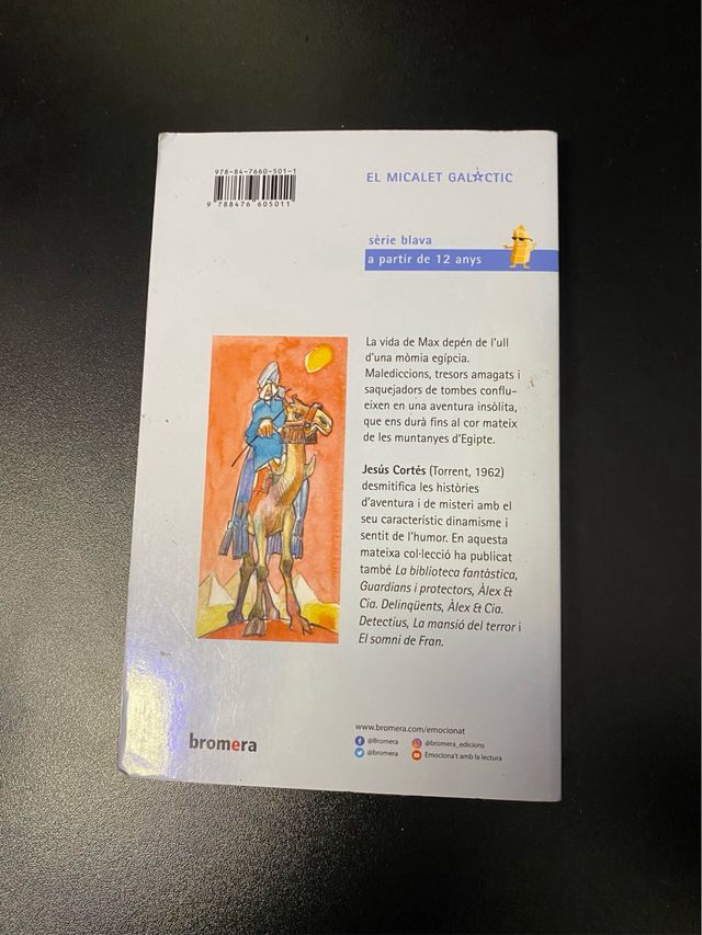 libro l’ull de la mòmia 