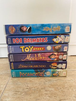 Lote cintas video VHS