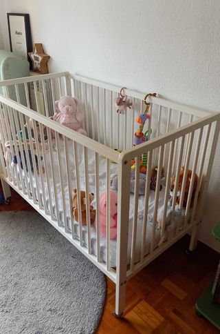 Cuna madera blanca 