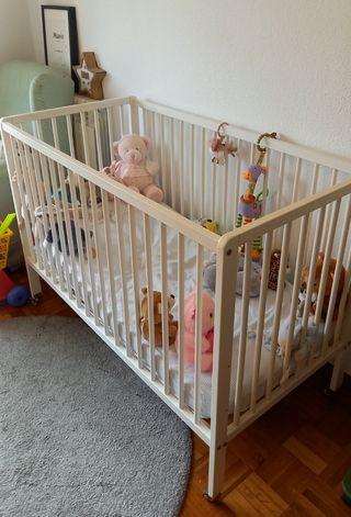 Cuna madera blanca 