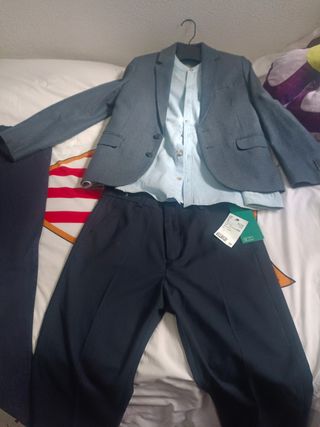 Americana con pantalón de vestir niño hm
