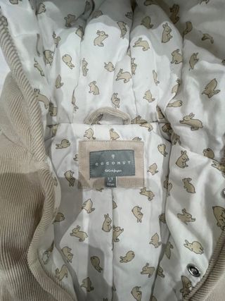 Buzo pana Coconut beige 1/3 meses