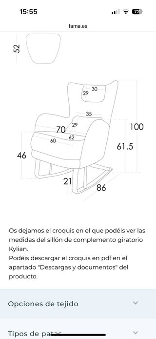 Sillón Kylian  . Fama