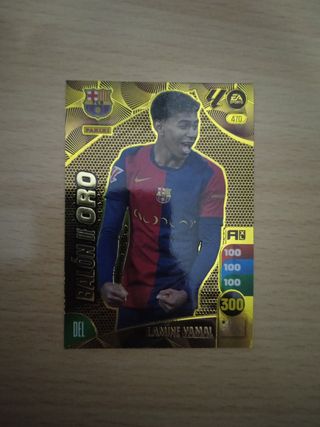Cromo balon de oro lamine yamal 24-25