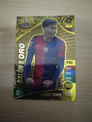 Cromo balon de oro lamine yamal 24-25