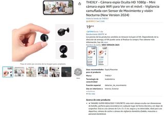 Camara espía oculta