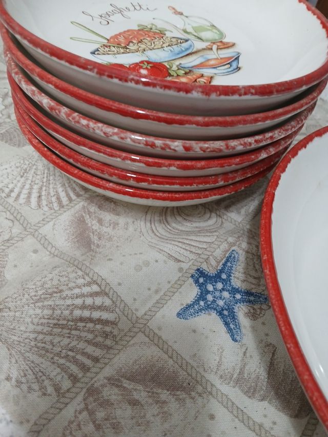 Servizio per spaghetteria 