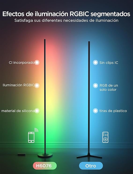Govee Lámpara de Pie RGBIC H6076