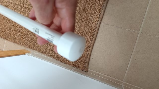 Barra cortina blanca Ikea IRJA nueva