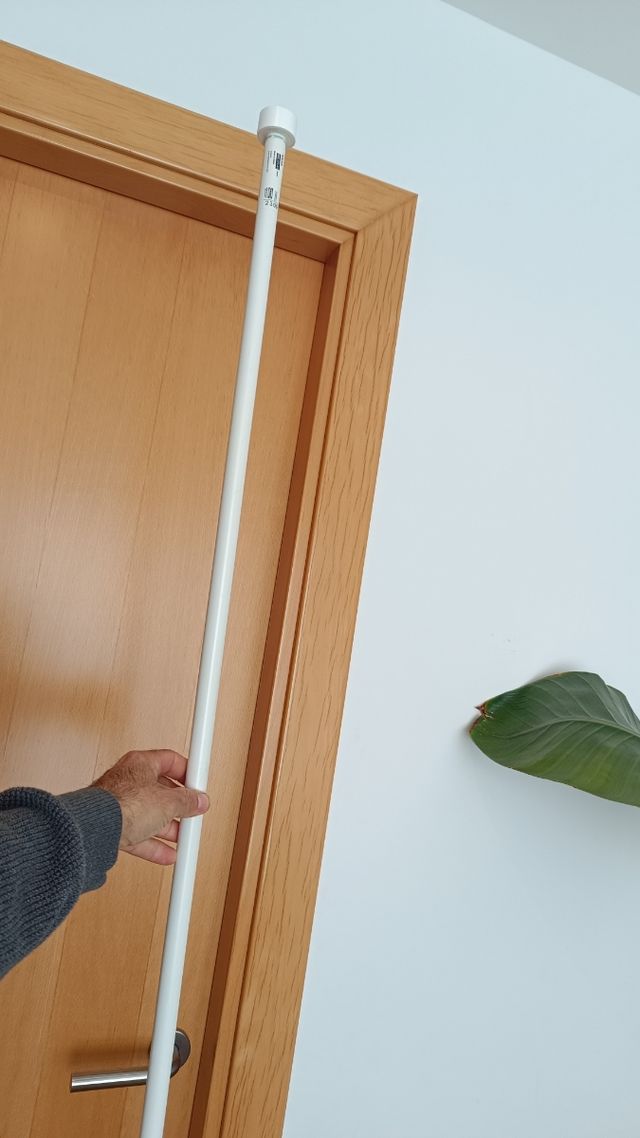 Barra cortina blanca Ikea IRJA nueva