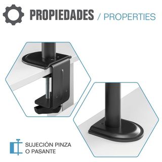★ Brazo Doble articulado Monitor 17"-32"
