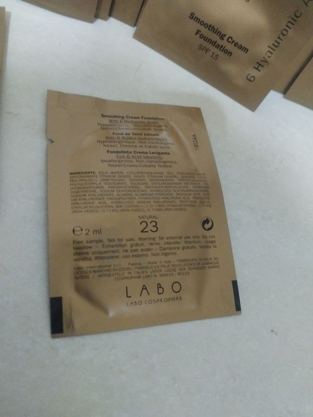 Lotto labo filler make up