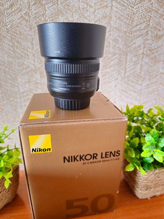 Objetivo nikon 50mm 1.8G