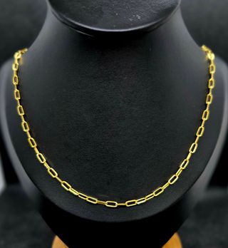 Cadena de Oro 18K, Bilbao, 8.78gr, 62cm.