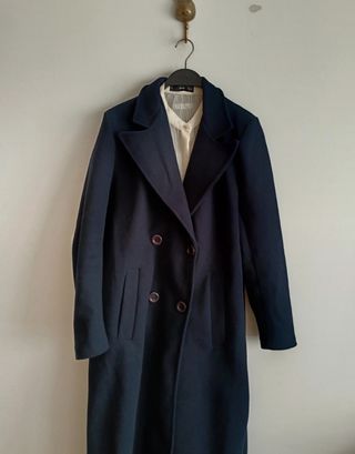 Abrigo azul marino
