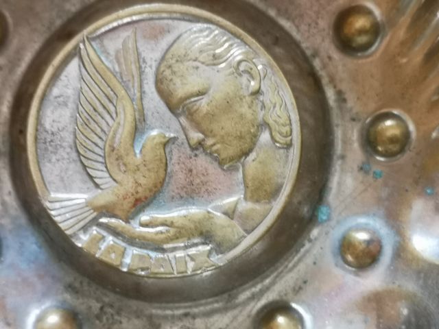 Cenicero plata marca Drago "La Paix"