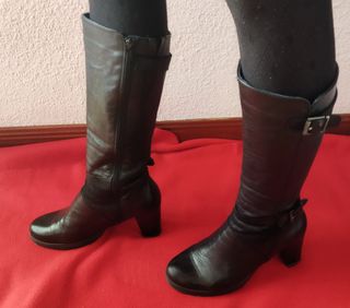 Botas de piel