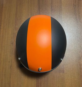 Casco BHR nero arancio